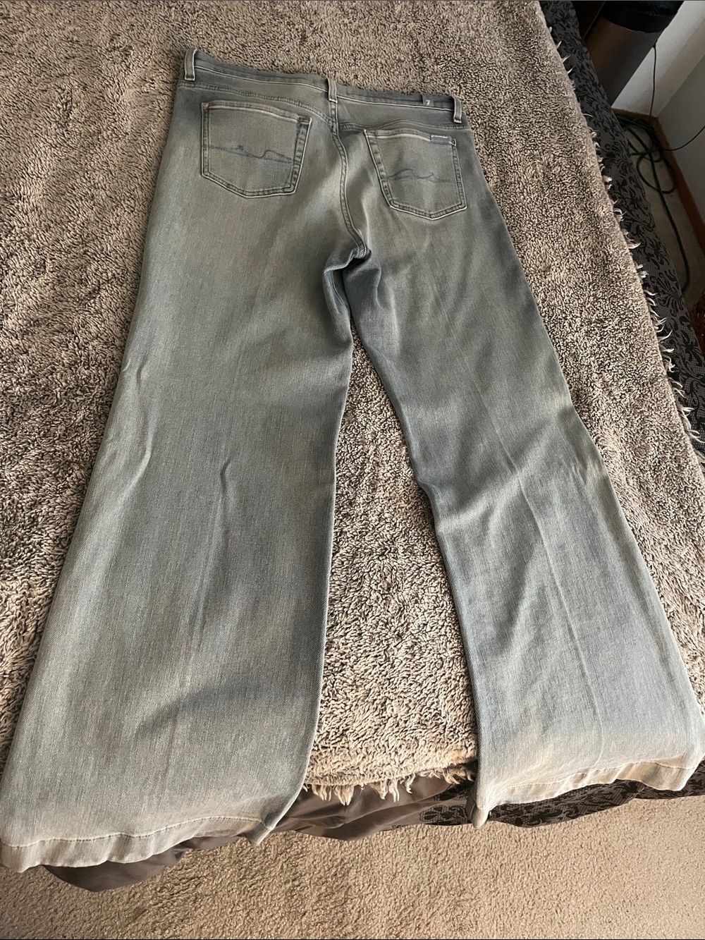 7 For All Mankind Light Blue Denim Jeans